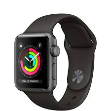 Apple Watch Series 3 42mm Space Gray Aluminum Case with Gray Sport Band MR362 (GPS)