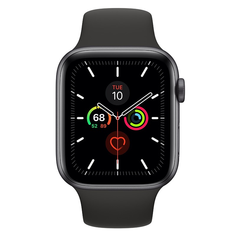 Apple Watch 5 44mm (GPS) Dây cao su Đen (MWVF2VN/A) - Bảo hành theo Serial