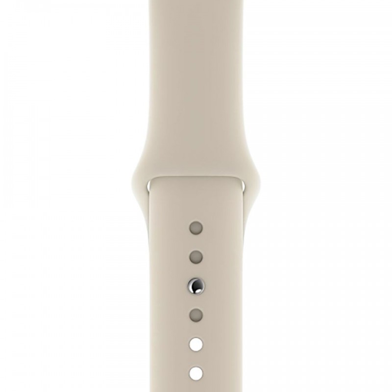 Apple Watch 5 40mm (4G) Viền Thép Vàng - Dây cao su Vàng (MWX62VN/A) - BH theo Serial