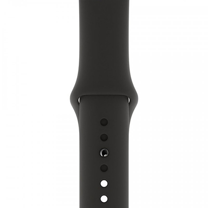 Apple Watch 5 44mm (4G) Viền Thép Xám - Dây cao su Đen Chính hãng (MWWK2VN/A)