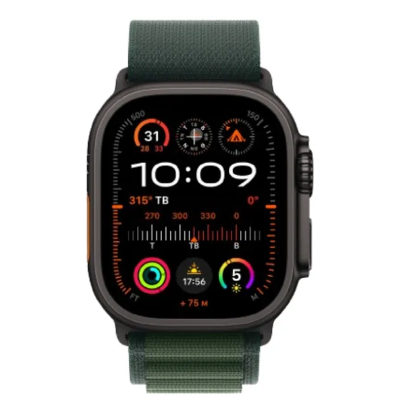 Apple Watch Ultra 2 2024 49mm 4G Viền Titan Đen Dây Alpine Size M Đen MX4R3VN/A