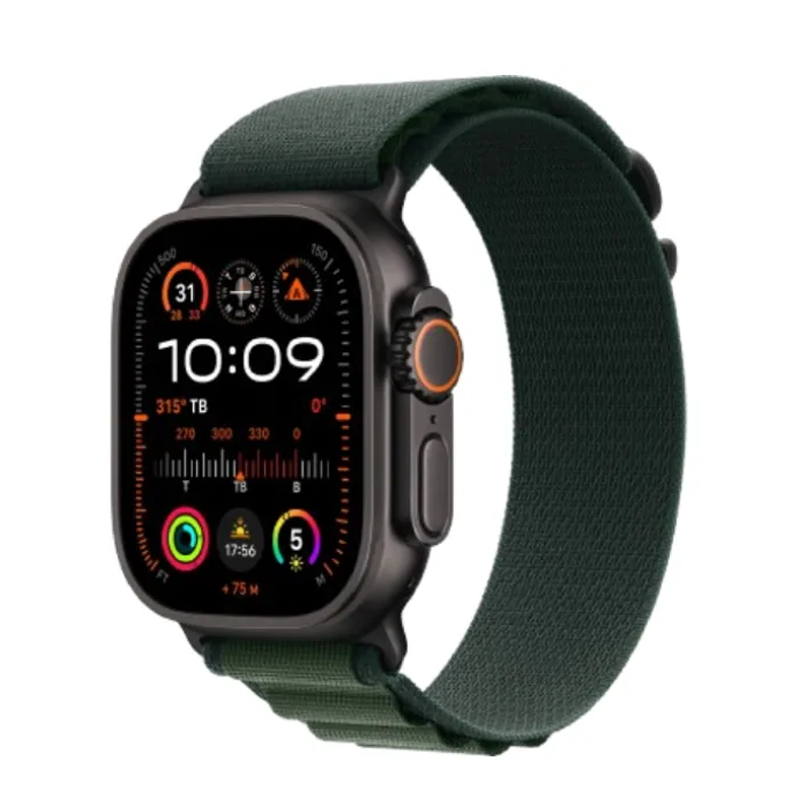 Apple Watch Ultra 2 2024 49mm 4G Viền Titan Đen Dây Alpine Size S Đen MX4Q3VN/A