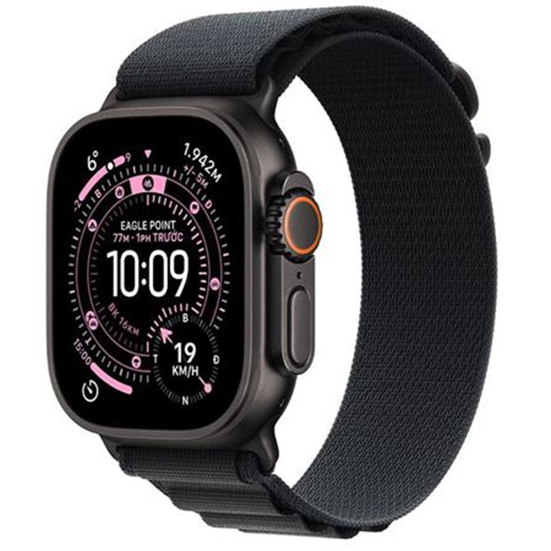 Apple Watch Ultra 3 GPS + Cellular 49mm viền Titanium dây Alpine màu Titan đen MF0V4SA/AMedium