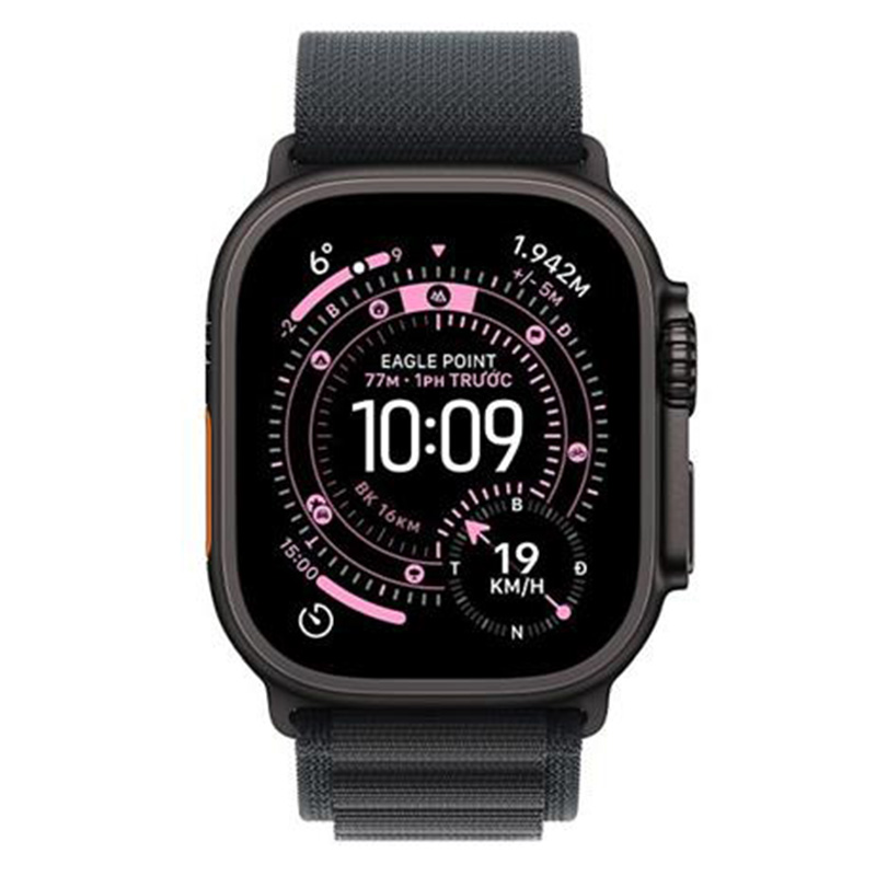 Apple Watch Ultra 3 GPS + Cellular 49mm viền Titanium dây Alpine màu Titan đen MF0V4SA/AMedium