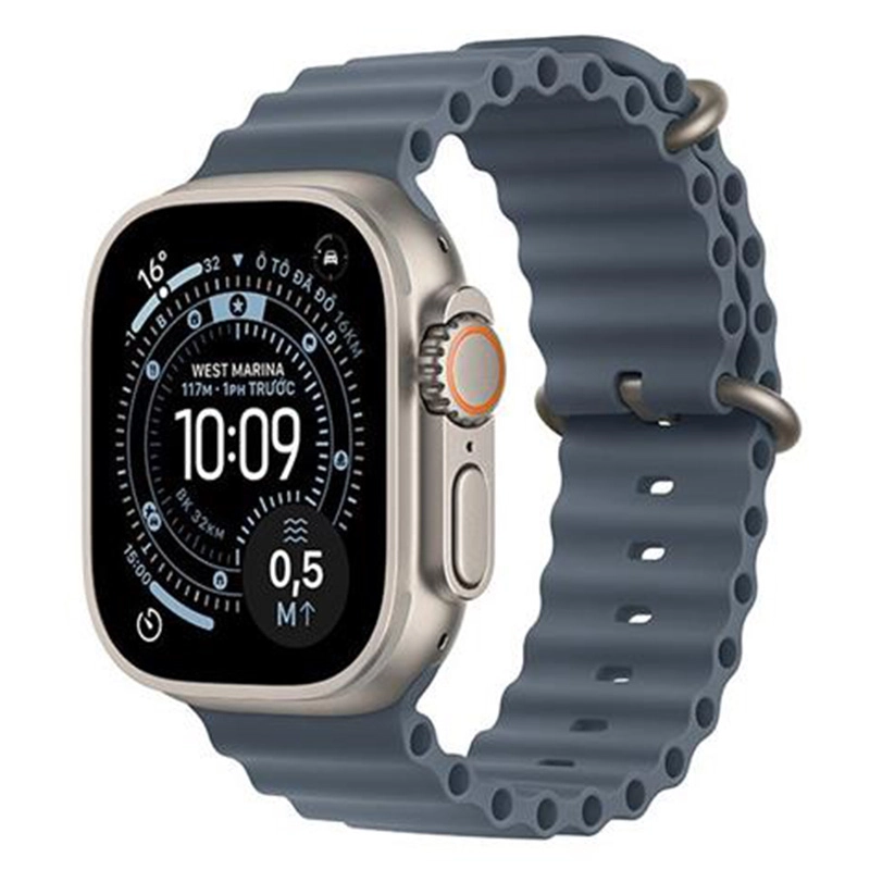 Apple Watch Ultra 3 GPS + Cellular 49mm viền Titanium dây Ocean màu Titan tự nhiên MEWH4SA/A