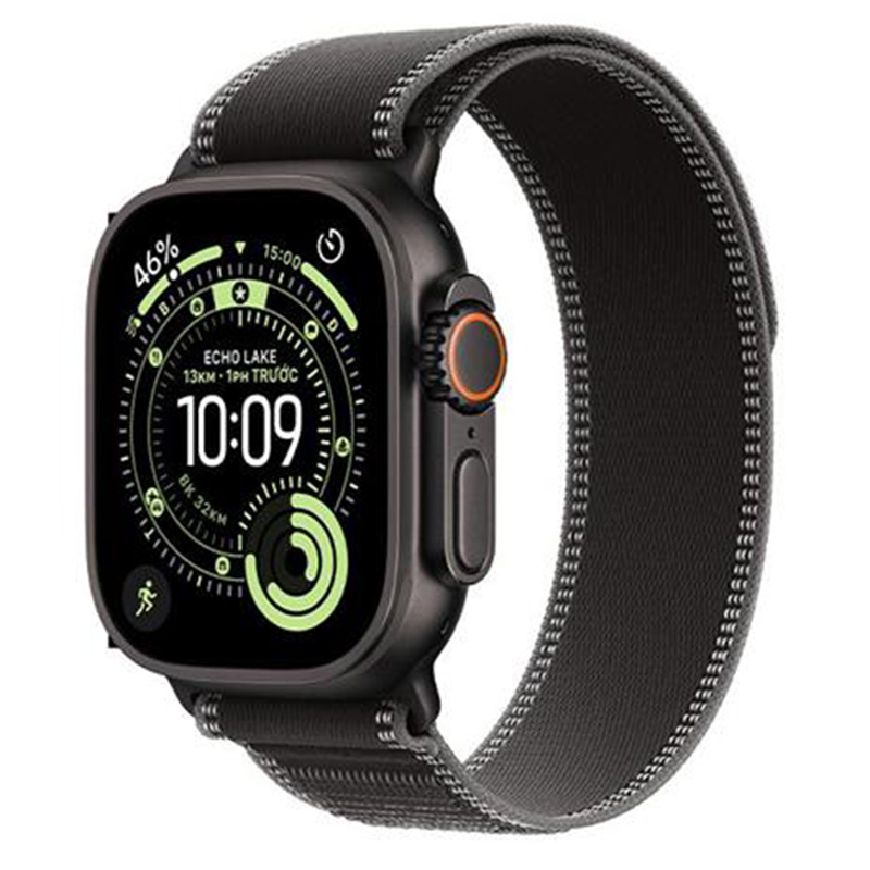 Apple Watch Ultra 3 GPS + Cellular 49mm viền Titanium dây Trail màu Titan đen MF1D4SA/A S/M