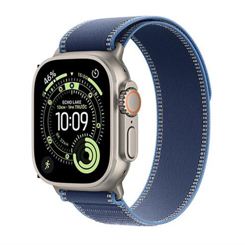 Apple Watch Ultra 3 GPS + Cellular 49mm viền Titanium dây Trail màu Titan tự nhiên MEWR4SA/A S/M