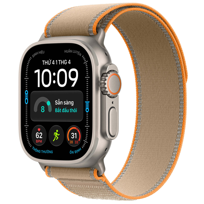Apple Watch Ultra 4 GPS + Cellular 49mm viền Titanium dây Trail M/L Titan tự nhiên MJAQ4SA/A