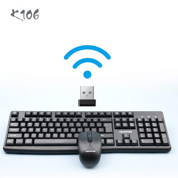 Bộ bàn phím, chuột máy tính không dây Newmen K106