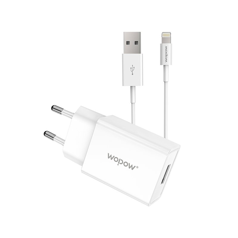 Bộ củ + cáp sạc lightning EU Wopow A20 suit