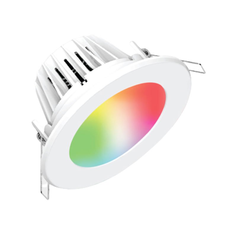 Bộ đèn LED Downlight thông minh Điện Quang Apollo ĐQ SLRD04V 05765 90 BR01 (5W, daylight, 3.5 inch, kết nối Bluetooth, điều khiển sắc màu RGB)