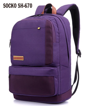 Balo Máy tính xách tay Socko SH-670 15.6 - Xanh tím