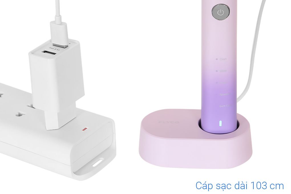 Bàn chải điện Flyco FT7105VN Pink