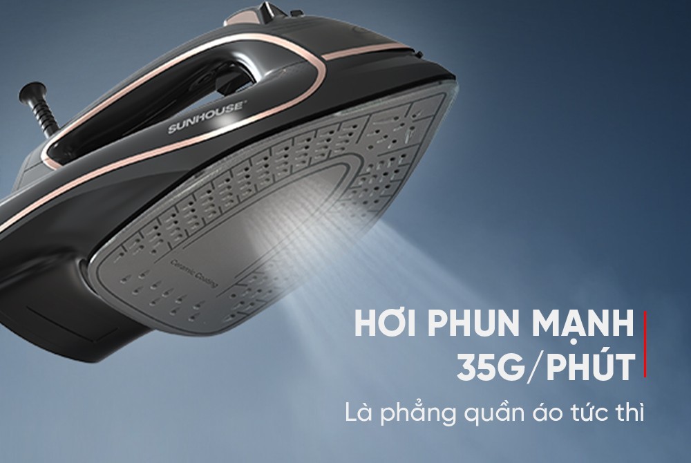 Bàn là hơi nước Sunhouse Mama SHD2070