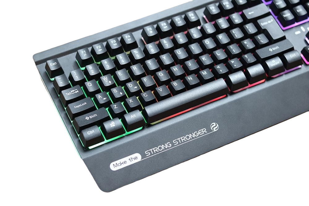 Bàn phím có dây Gaming Newmen StarNet GM818-X (Khung Alunium, Mix LED, Waterproof), Black, NEW VI