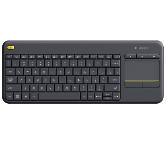Bàn phím không dây kết hợp chuột cảm ứng Logitech K400 PLUS