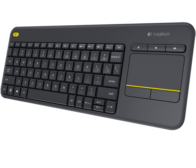 Bàn phím không dây kết hợp chuột cảm ứng Logitech K400 PLUS