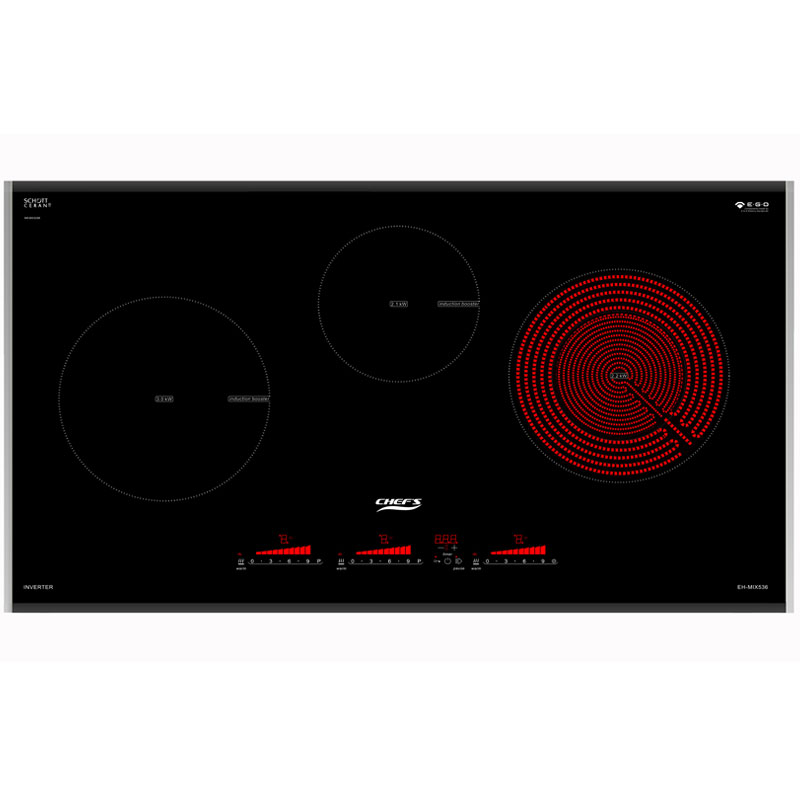 Bếp ba hỗn hợp 2 từ 1 hồng ngoại Chef's Inverter EH-MIX536