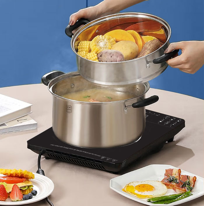 Bếp điện từ Coex CI-3302 (1600W, Kèm nồi lẩu)