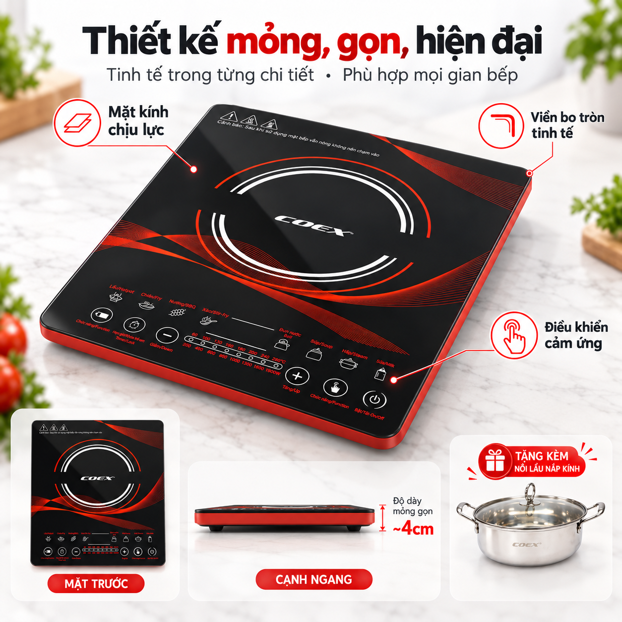 Bếp điện từ Coex CI-3371 1900W
