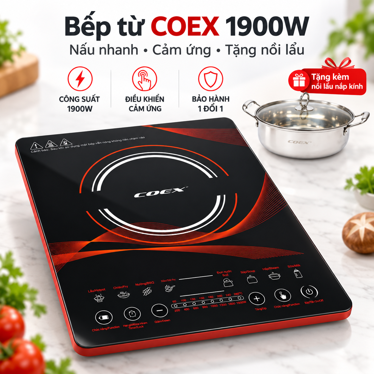 Bếp điện từ Coex CI-3371 1900W