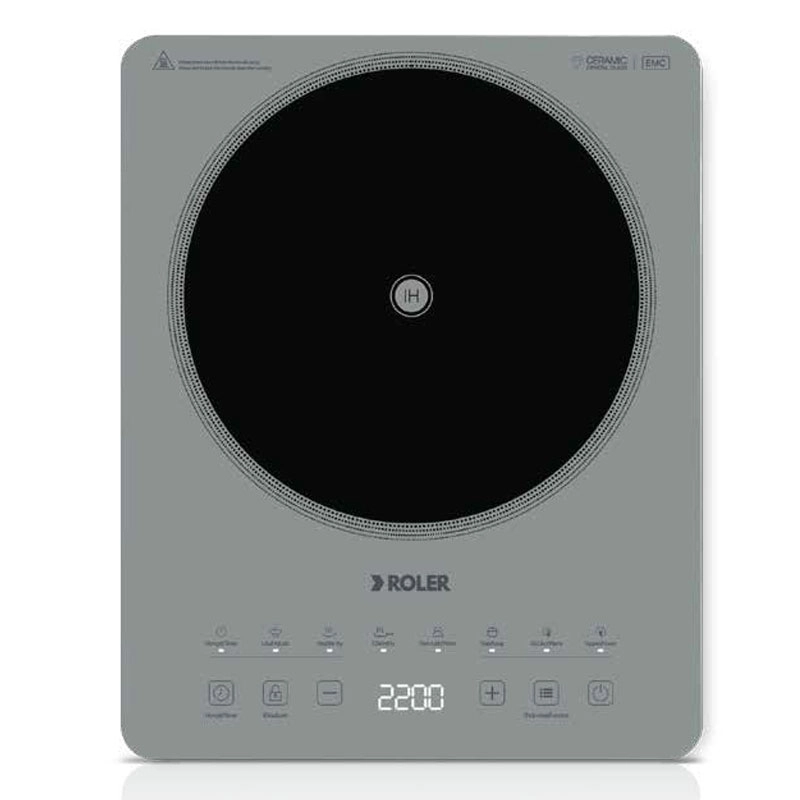 Bếp điện từ Roler RIC-6005SB (2000W – Kèm nồi lẩu 500g)