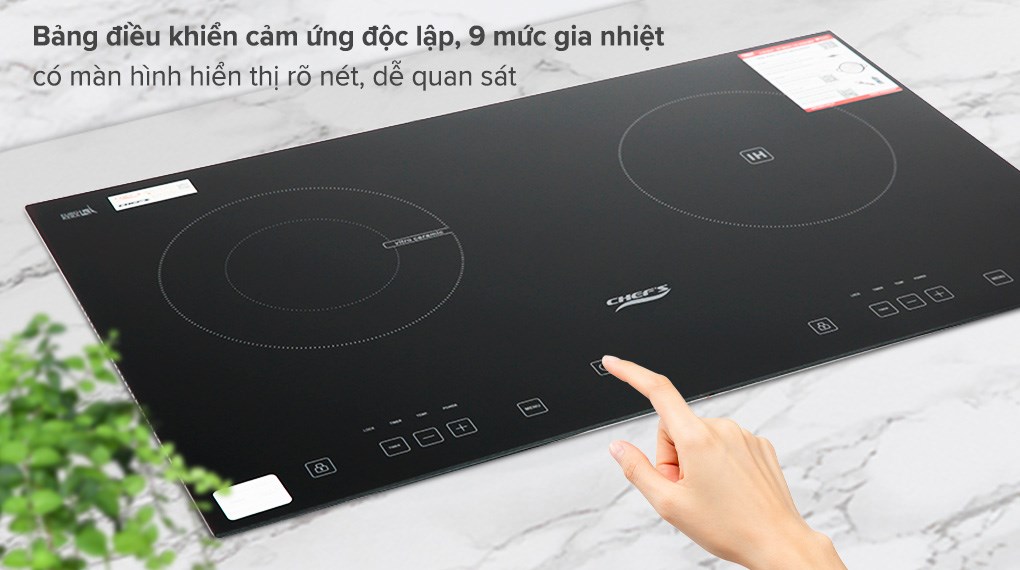 Bếp đôi từ - hồng ngoại Chef's EH-MIX2000A 3400W