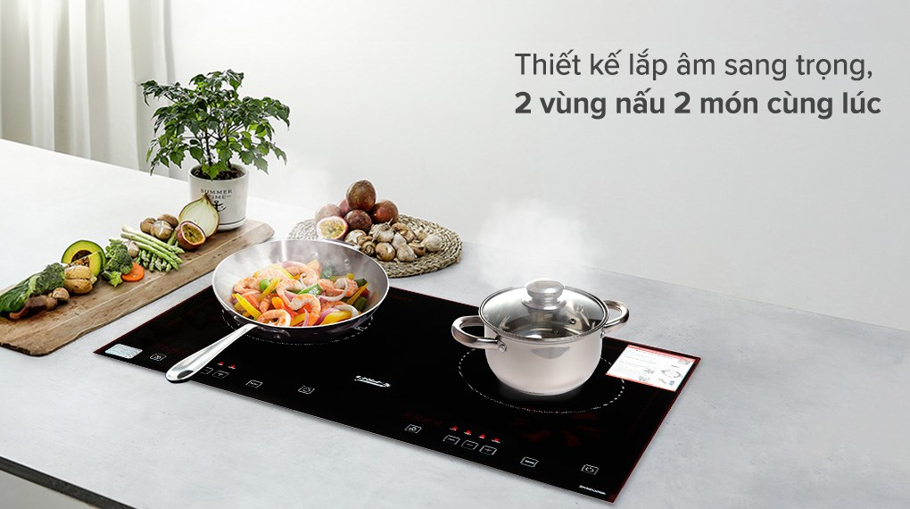 Bếp đôi từ - hồng ngoại Chef's EH-MIX2000A 3400W