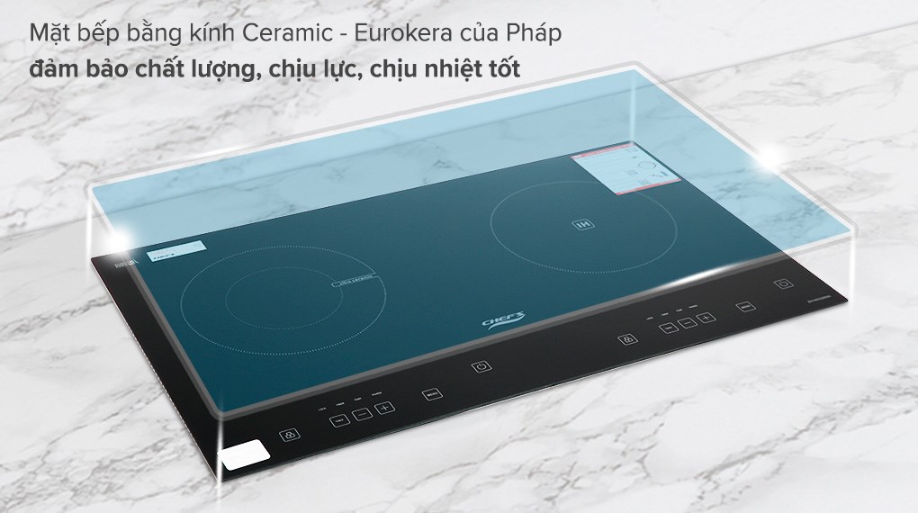 Bếp đôi từ - hồng ngoại Chef's EH-MIX2000A 3400W