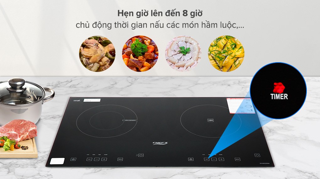 Bếp đôi từ - hồng ngoại Chef's EH-MIX2000A 3400W