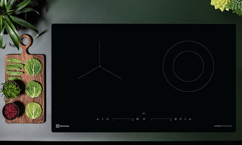 Bếp đôi từ-hồng ngoại Electrolux EHM7254BF 4000W