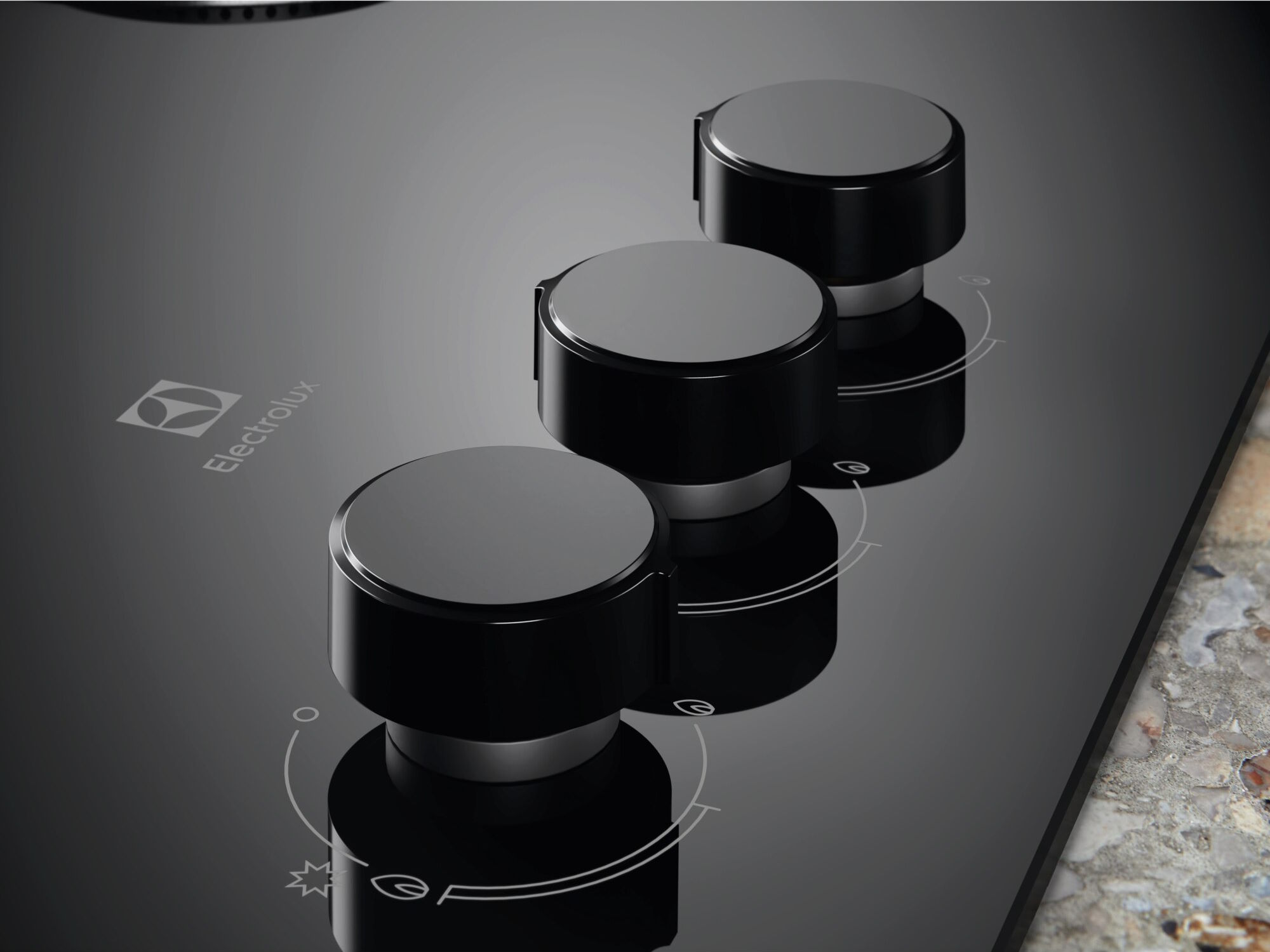 Bếp gas âm kính Electrolux EHG7303BF