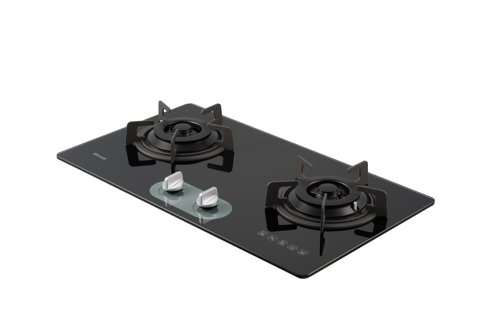 Bếp gas âm kính Rinnai RVB-220G(BG)