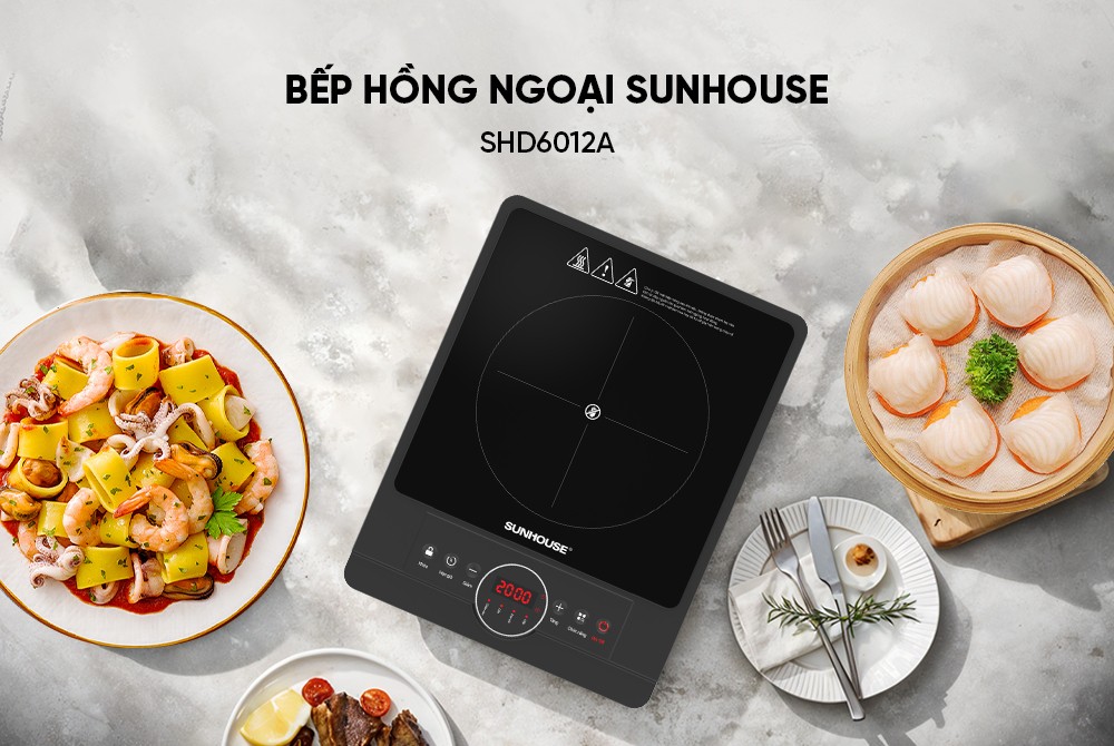 Bếp hồng ngoại cơ Sunhouse SHD6012A