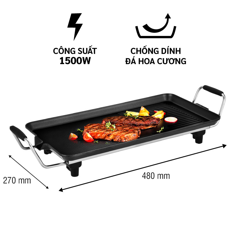 Bếp nướng điện không khói 1500W Coex CEG - 2122