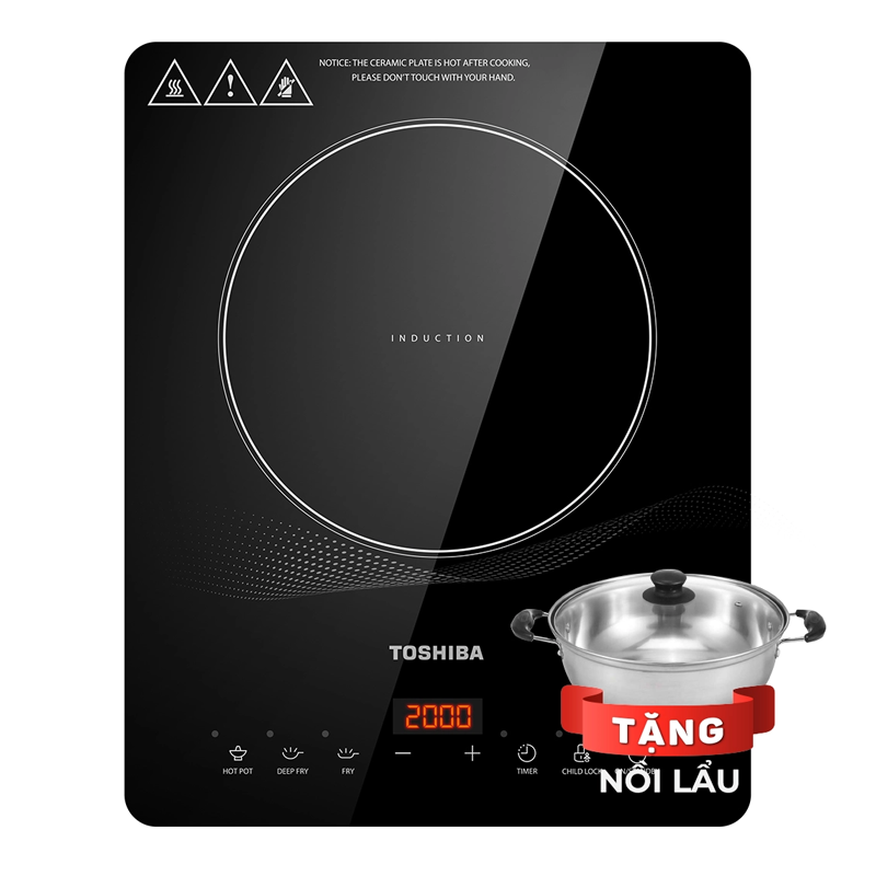 Bếp từ cảm ứng Toshiba IC-20R1SV (kèm lẩu)