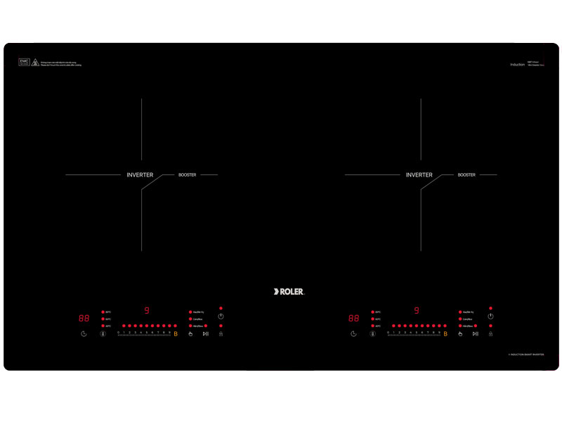 Bếp từ đôi 2 vùng nấu Inverter Roler RIH-6118I (4600W)