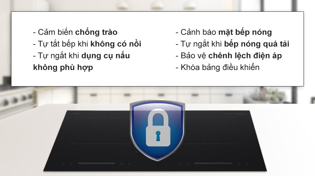 Bếp từ đôi 2 vùng nấu Junger CEJ-200-II Nhập khẩu Thái Lan