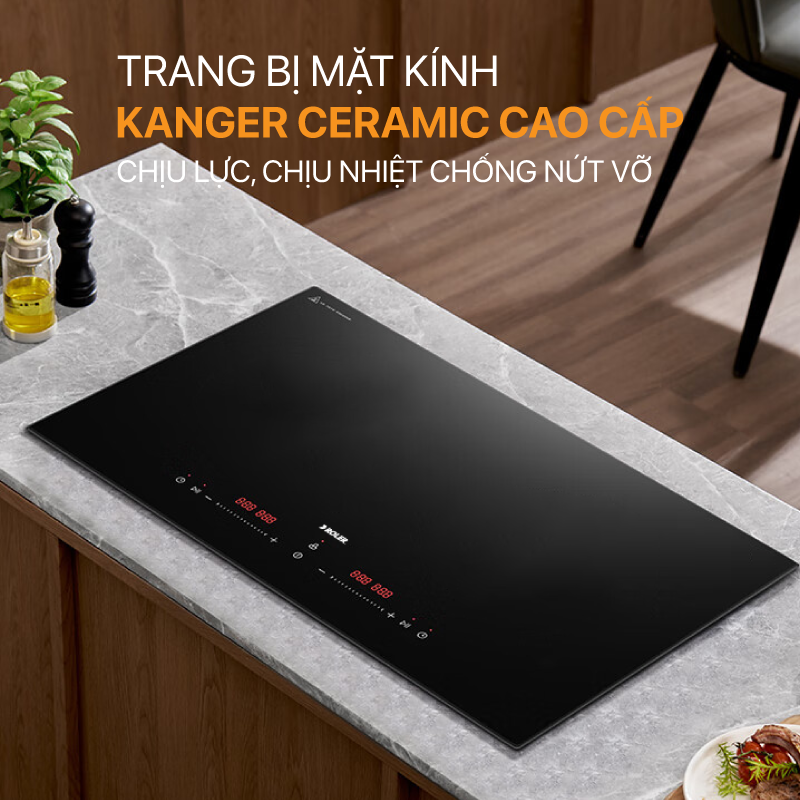 Bếp từ đôi 2 vùng nấu Roler RIH-6111