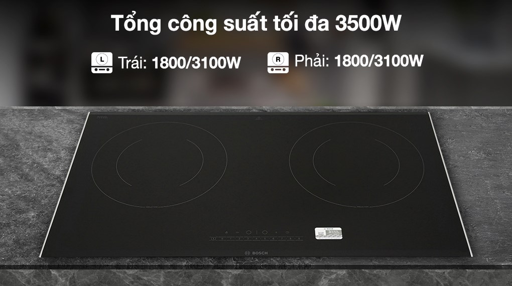 Bếp từ đôi Bosch PPI82566VN 3500W