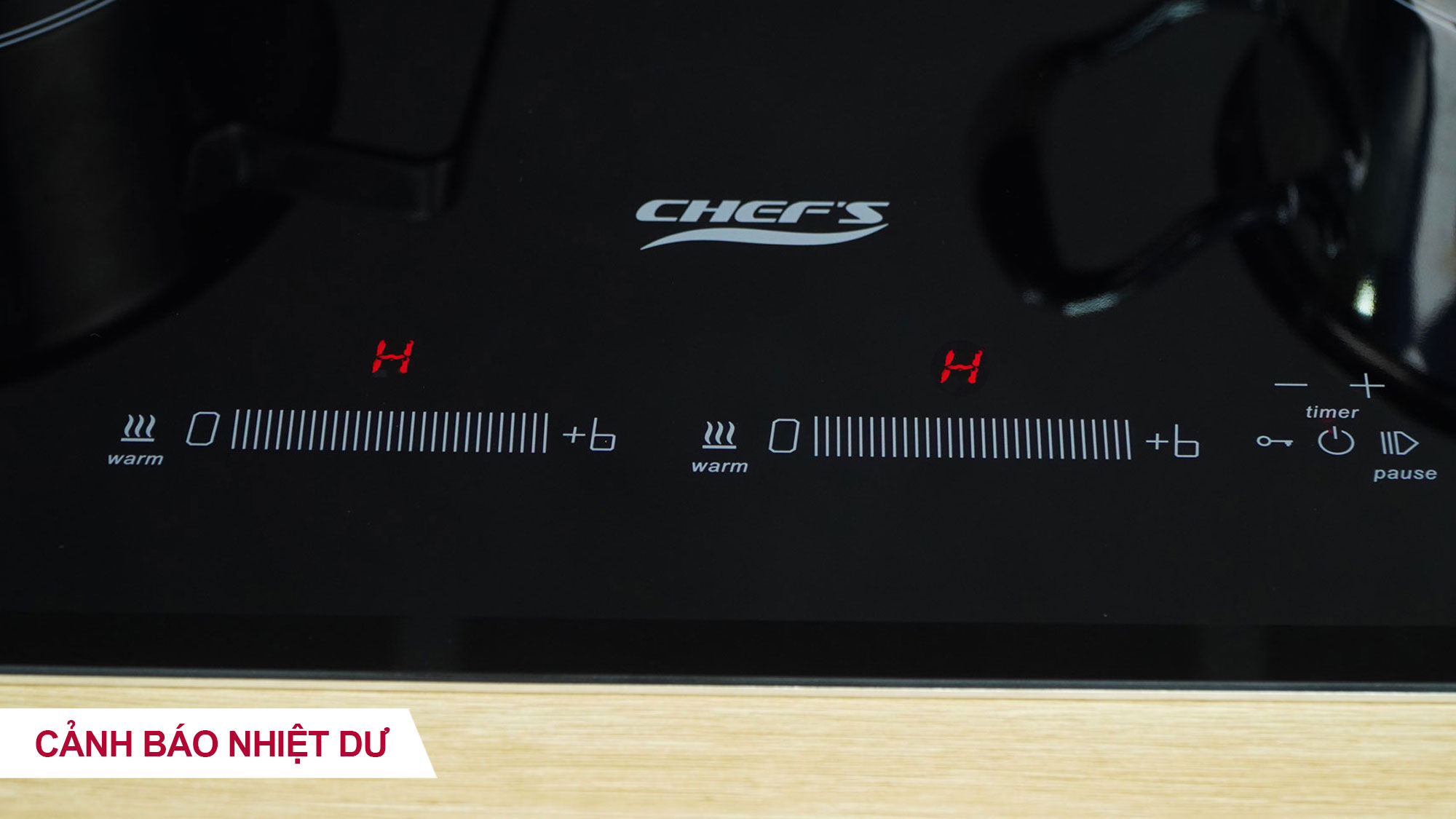 Bếp từ đôi Chefs EH-DIH888 ( Made in Germany) 4000 W