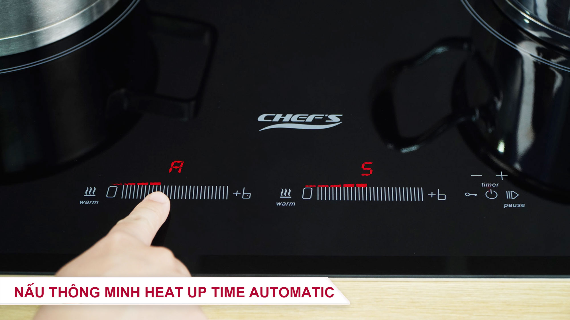 Bếp từ đôi Chefs EH-DIH888 ( Made in Germany) 4000 W