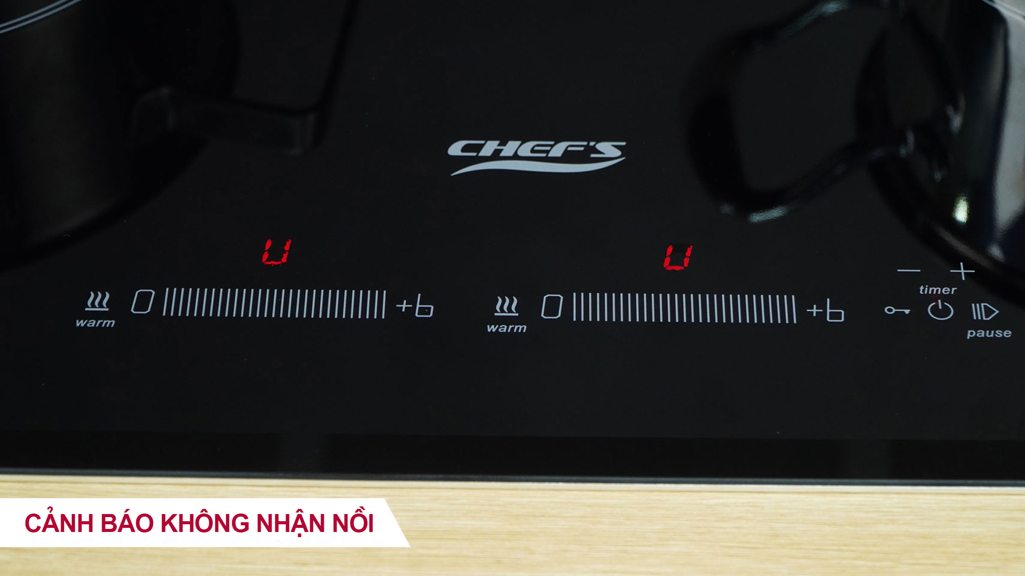 Bếp từ đôi Chefs EH-DIH888 ( Made in Germany) 4000 W