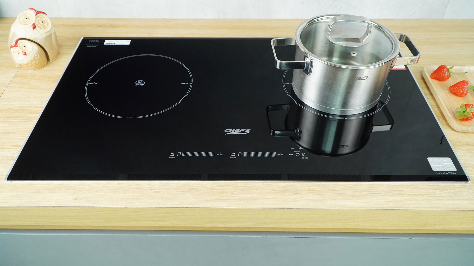 Bếp từ đôi Chefs EH-DIH888 ( Made in Germany) 4000 W