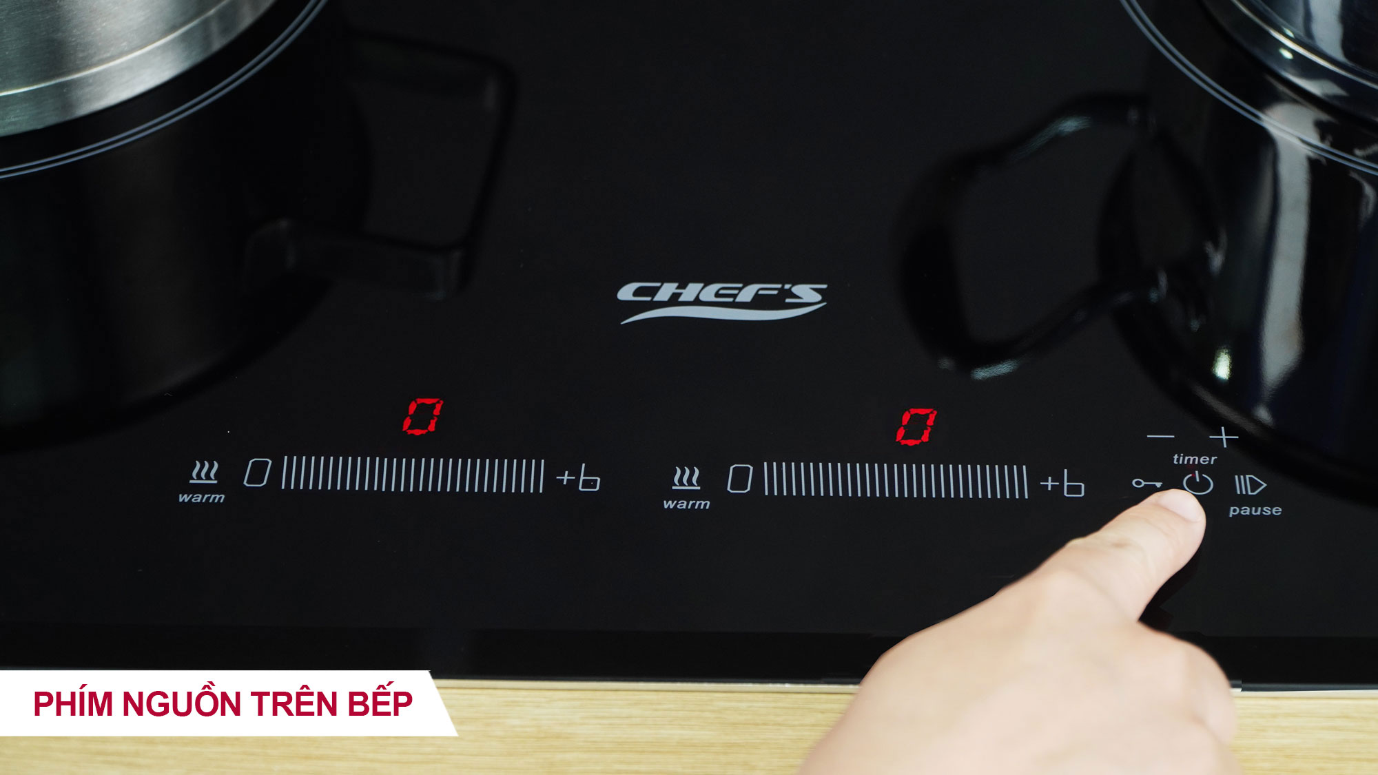 Bếp từ đôi Chefs EH-DIH888 ( Made in Germany) 4000 W