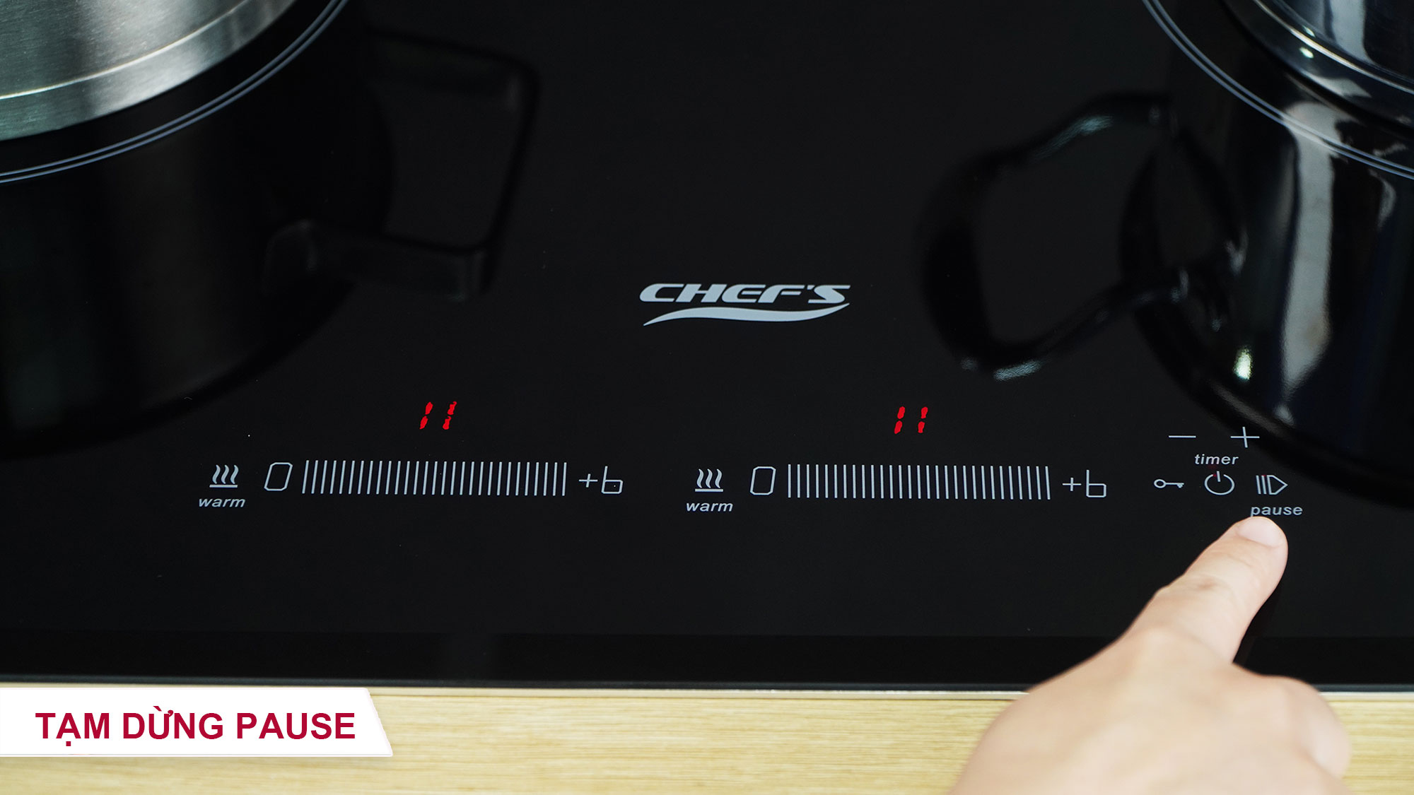 Bếp từ đôi Chefs EH-DIH888 ( Made in Germany) 4000 W
