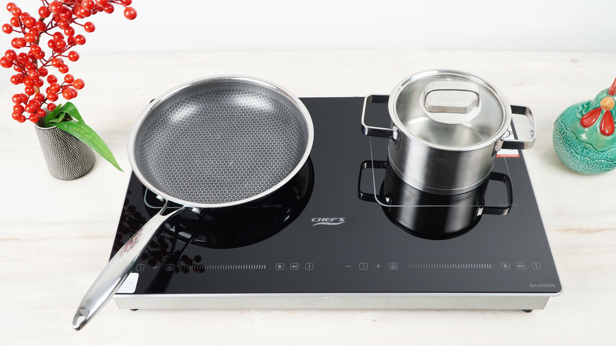 Bếp từ đôi Chef's Inverter EH-DIH238