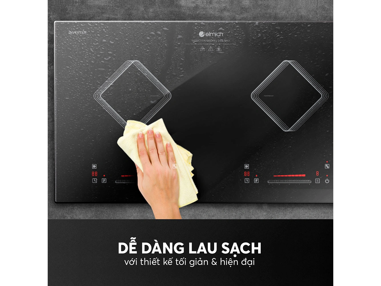 Bếp từ đôi Elmich ICE-8862