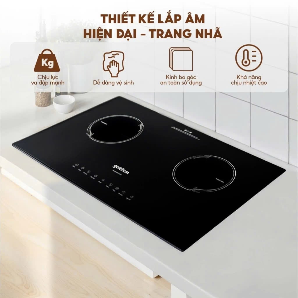 Bếp từ đôi Goldsun GDI7410-V (4000W)