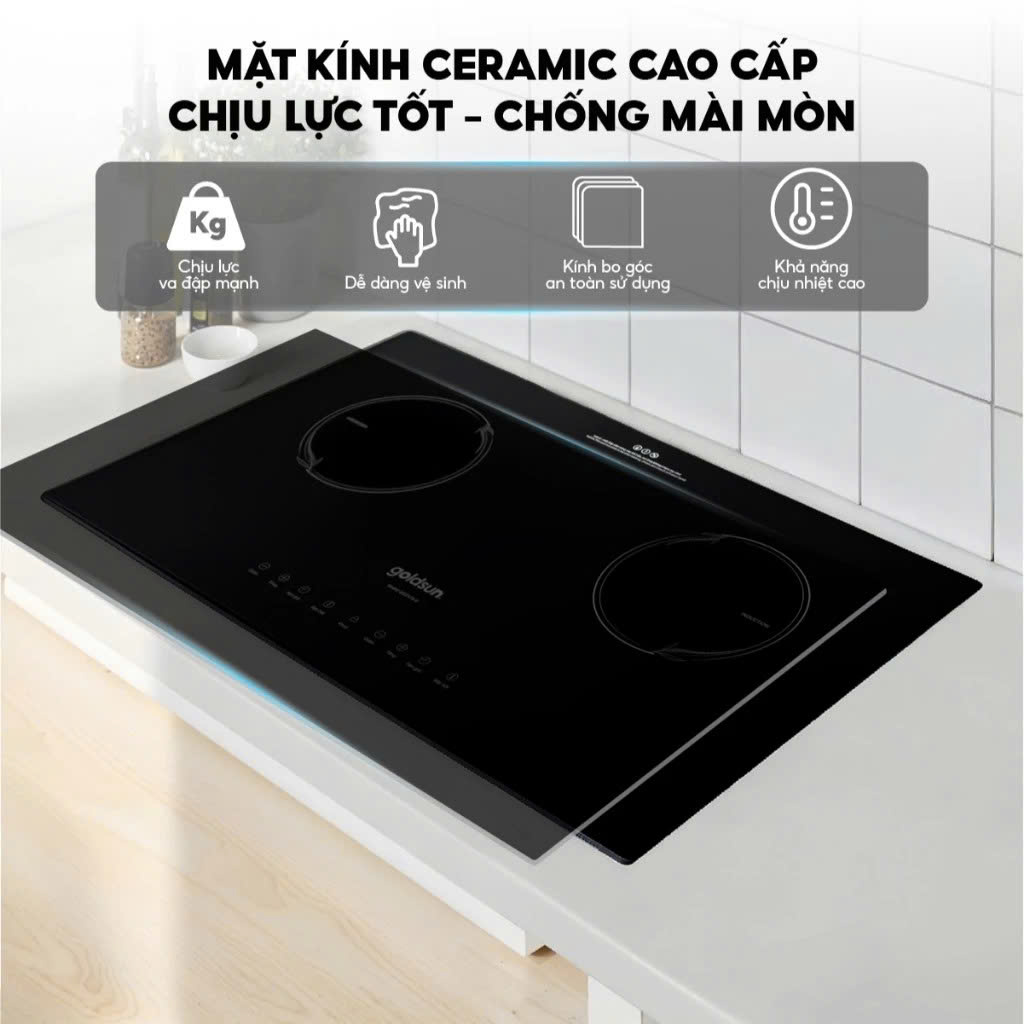 Bếp từ đôi Goldsun GDI7410-V (4000W)